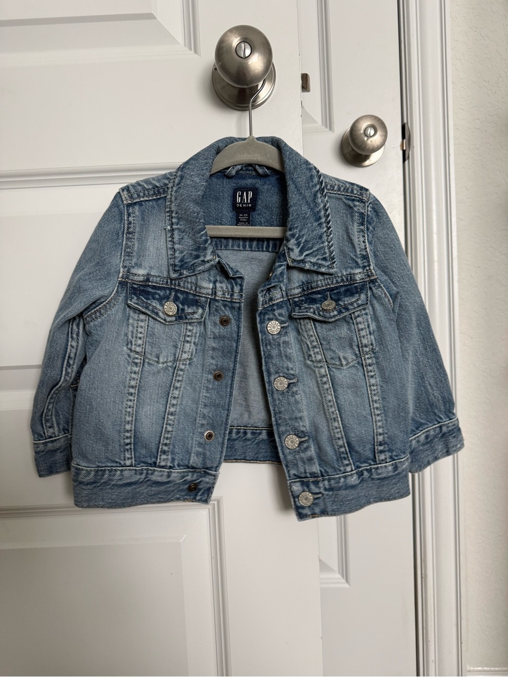 GAP Kids Washed Blue Denim Jacket